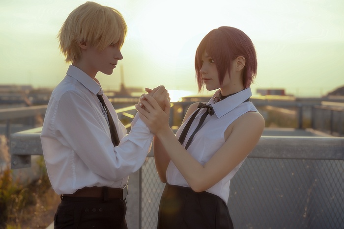 Reze x Denji , , , , , Reze, Denji, Chainsaw Man, 