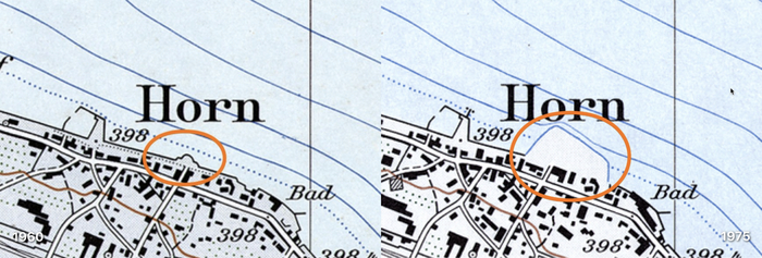 Изменения в ландшафте в период с 1960 по 1975 год