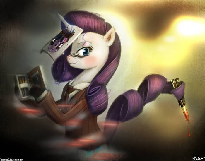   My Little Pony, Grimdark, Rarity, , MLP Crossover, Team Fortress 2