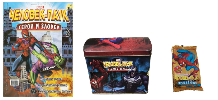 Ко второму выпуску журнала вместе с карточками в подарок шёл металлический кейс для их хранения