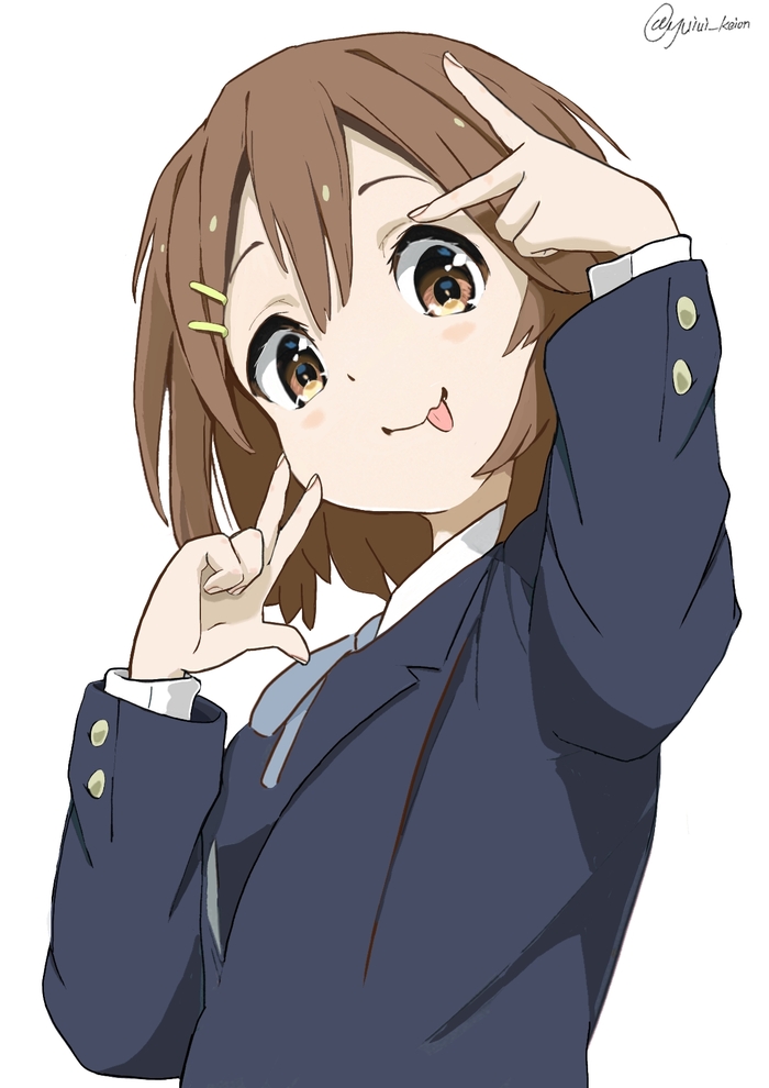 Yui Anime Art, , K-on, Yui Hirasawa, Pixiv, 