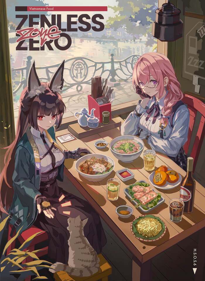  Anime Art, , Hoshimi Miyabi (zzz), Tsukishiro Yanagi (zzz), Zenless Zone Zero