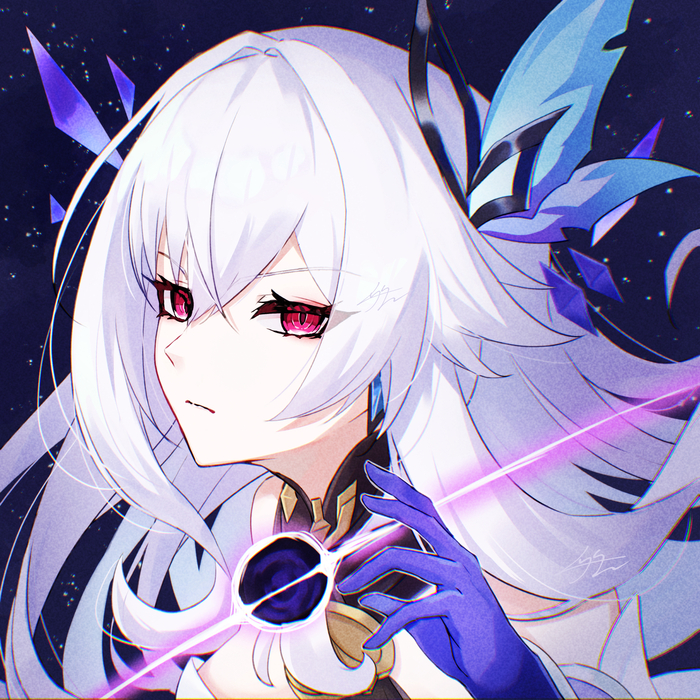  Pixiv, , Anime Art, Genshin Impact, Skirk (Genshin Impact)