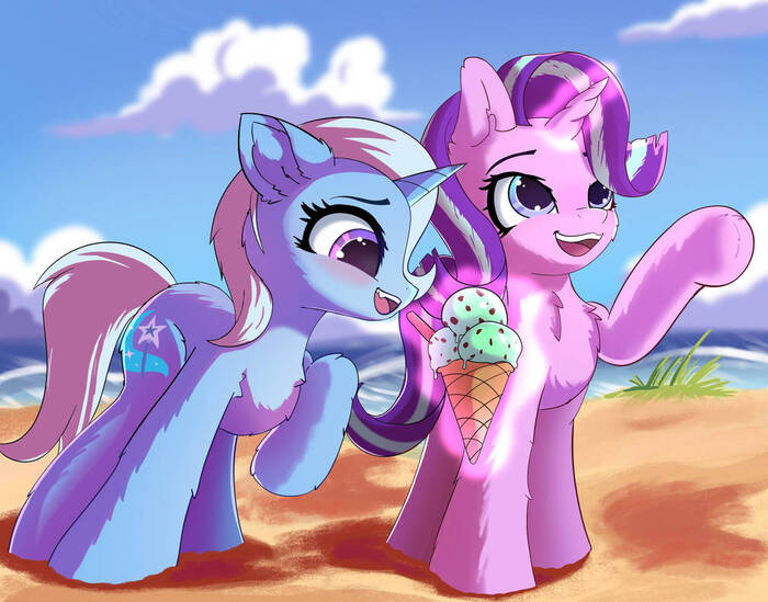   My Little Pony, Ponyart, Trixie, Starlight Glimmer