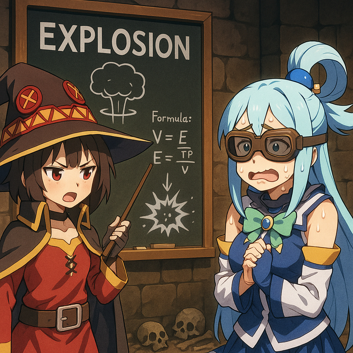 " ? ,   "  , , Konosuba, Megumin, Aqua, Anime Art, , ChatGPT