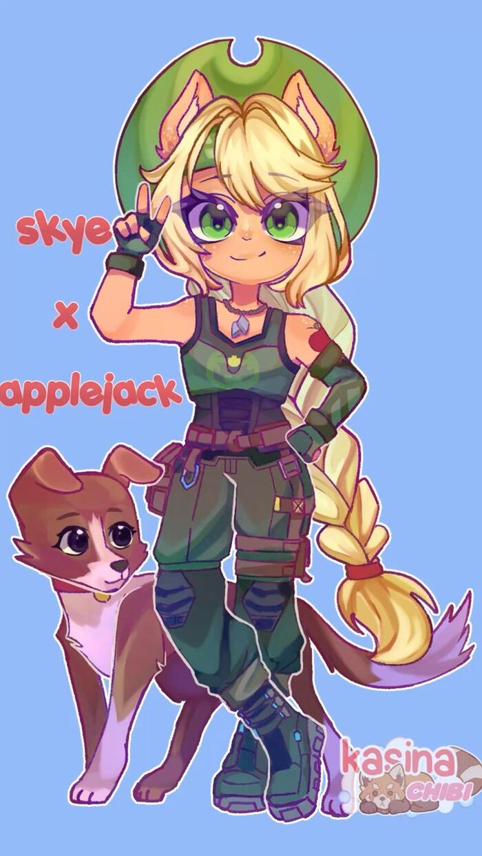  My Little Pony, MLP Crossover, Valorant, Applejack, 