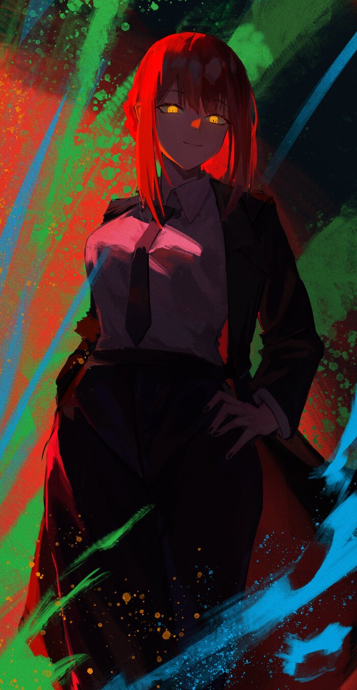  , Anime Art, Makima, Chainsaw Man