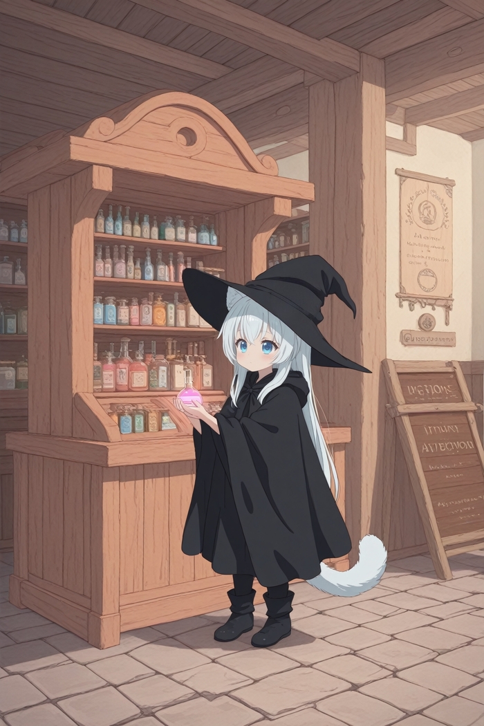    , Anime Art, Stable Diffusion, ,  , Loli, , Animal Ears, 