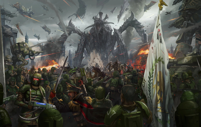      Warhammer 40k, Tyranids,     -, , , , , Wh humor, Astra Militarum, Legio Titanicus