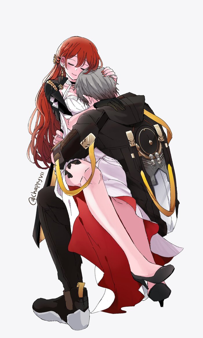 -  ! , Anime Art, Himeko (Honkai: Star Rail), Caelus (Honkai: Star Rail), Honkai: Star Rail