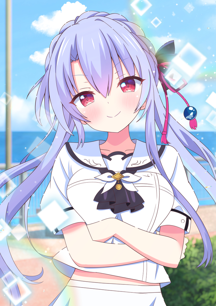 Ao Sorakado Anime Art, , Summer Pockets, Pixiv, , Ao Sorakado