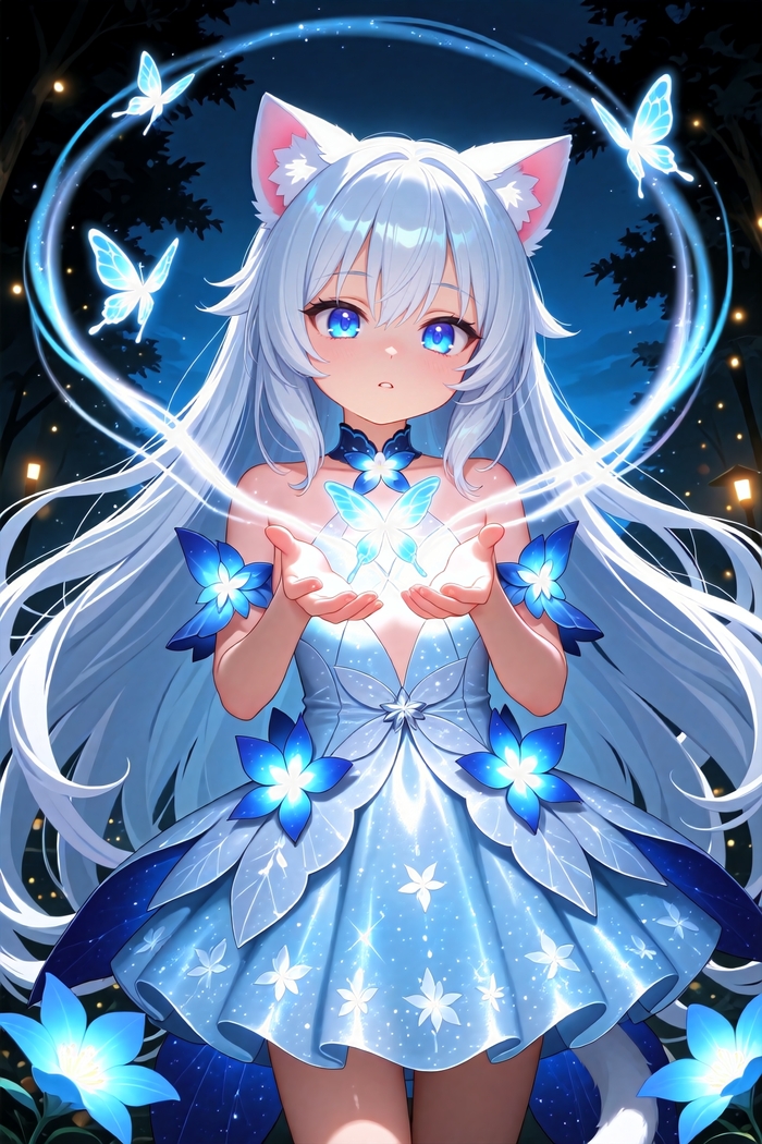    , Anime Art, Stable Diffusion, ,  , , Loli, Animal Ears