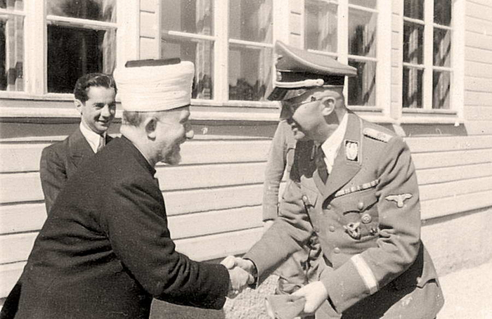 Хадж Амин аль‑Хусейни и Генрих Гиммлер. 1943.