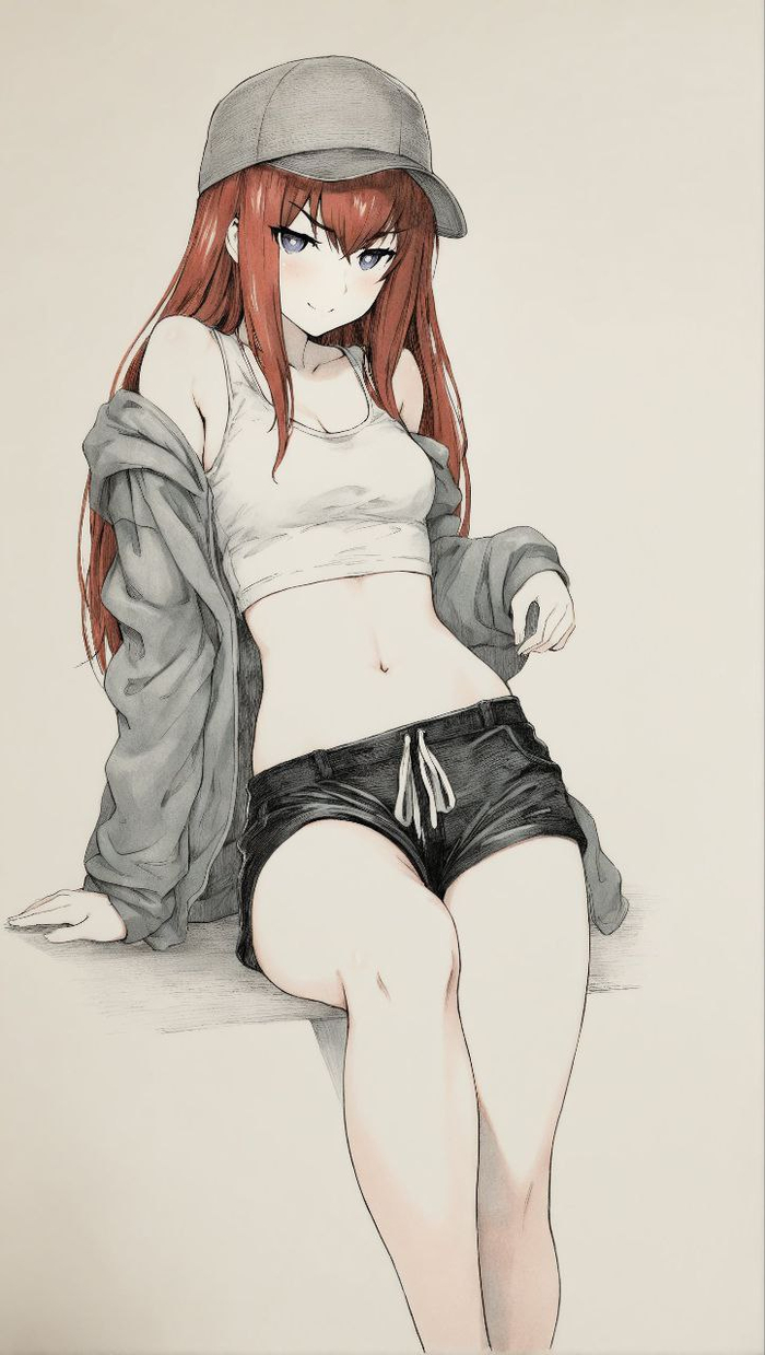 Kurisu , Anime Art, Kurisu Makise, Steins Gate