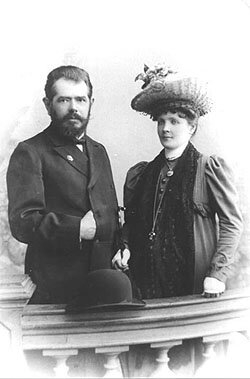 Федор Иванович и Мария Ефимовна, 1906 год.