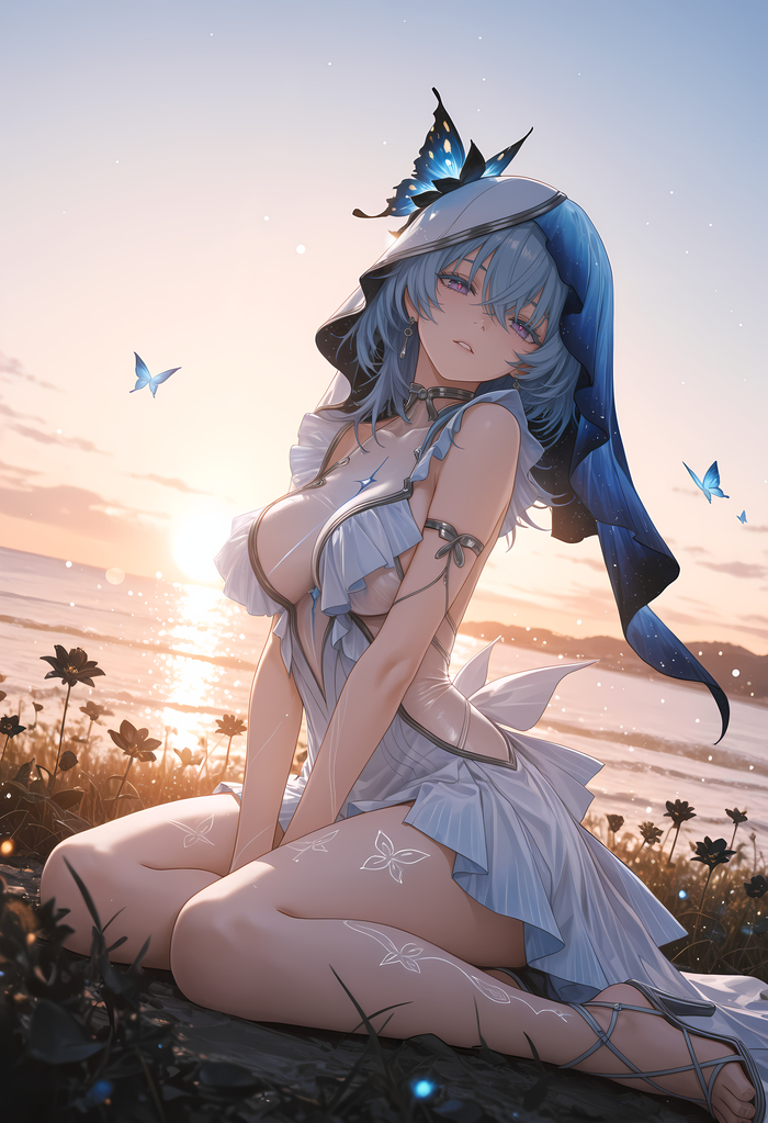 The Shorekeeper , Anime Art, Wuthering Waves, The Shorekeeper (Wuthering Waves),  , 