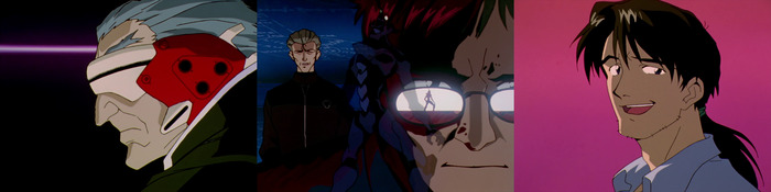 Кил Лоренц (SEELE) недоволен. Гендо и Фуюцки напротив. Кадзи забавляет то, что Гендо придётся оправдываться перед комитетом.