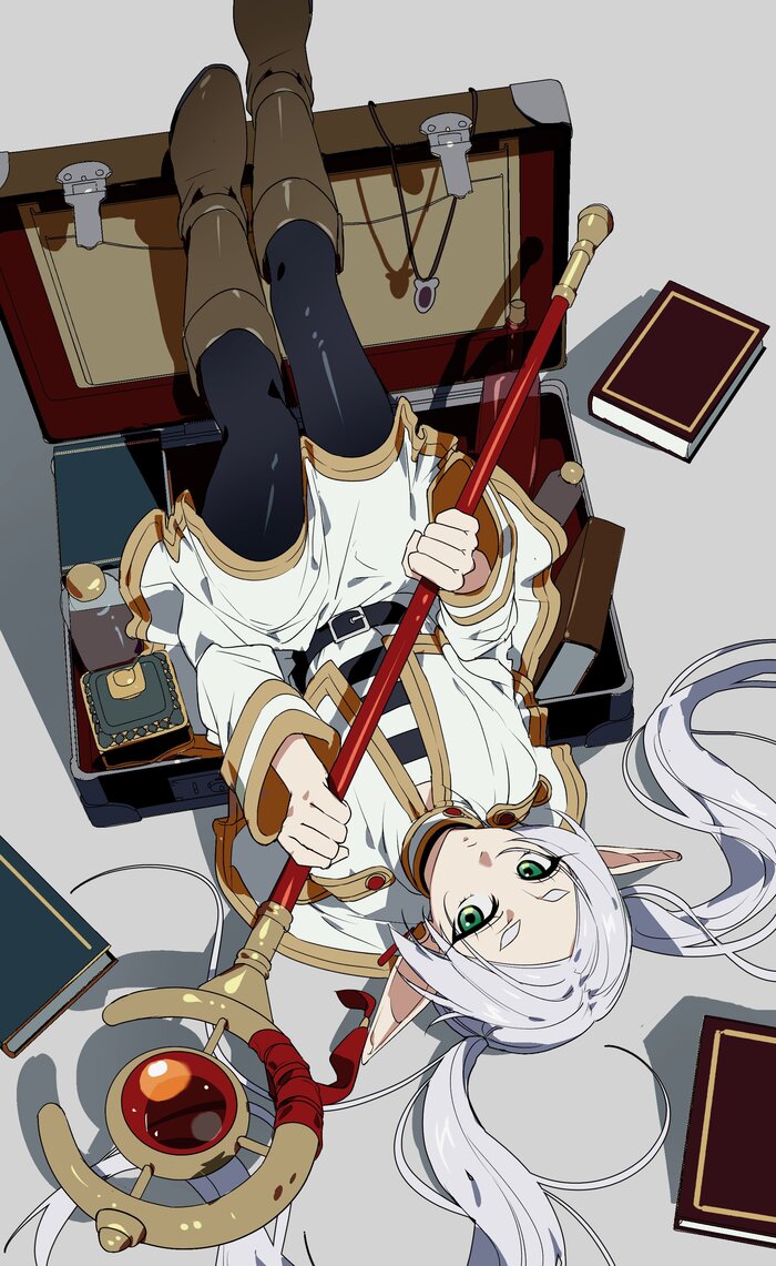    , Anime Art, Frieren, Sousou no Frieren