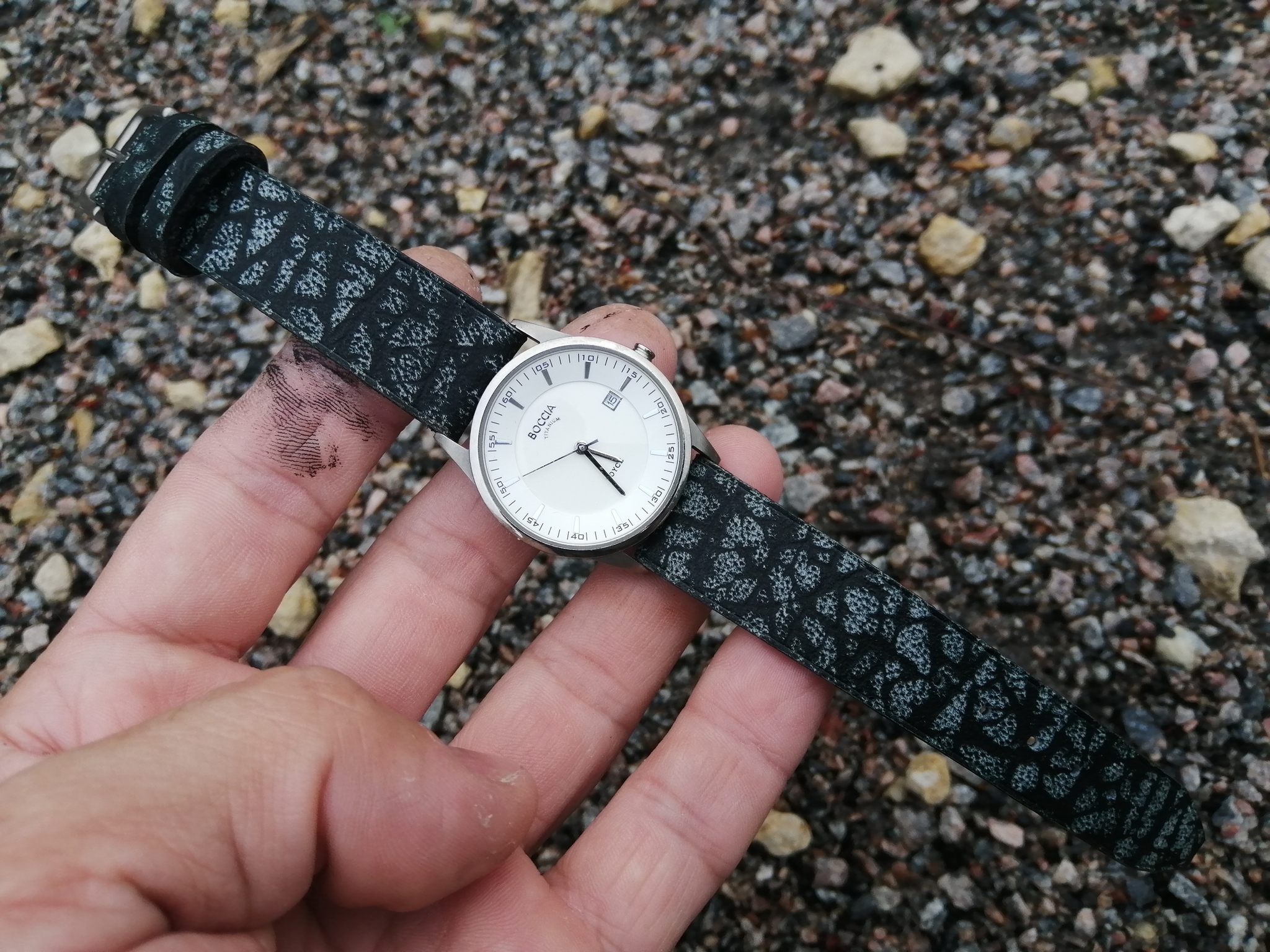 Boccia watch strap - My, Strap, Watch strap, Titanium, Handmade, With your own hands, Leather, Order, Longpost