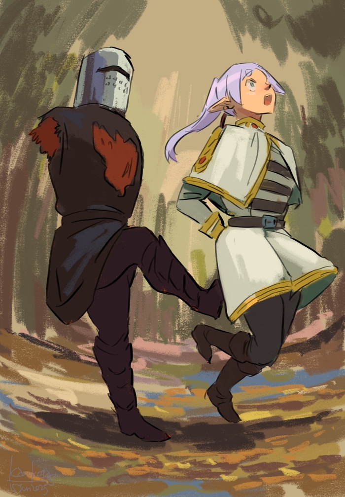    ! , Anime Art, Sousou no Frieren, Frieren, ,  