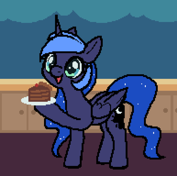 ? My Little Pony, Princess Luna, Pixel Art
