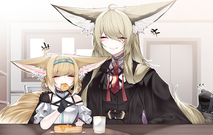    Samip, , , Anime Art, Arknights, Vulpisfoglia (Arknights), Suzuran, Animal Ears, ,  , Penance,   