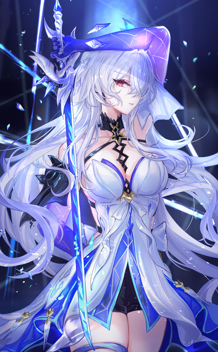  Pixiv, , Anime Art, Genshin Impact, Skirk (Genshin Impact)