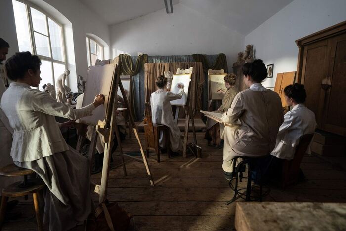 Кадр из фильма «Кандинский и его муза» (2024)