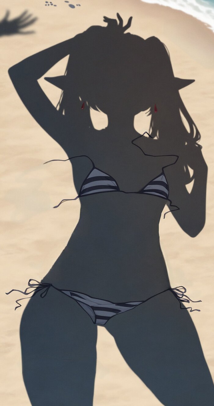  play of imagination , , Anime Art, Sousou no Frieren, Frieren, , , , Dressed shadow