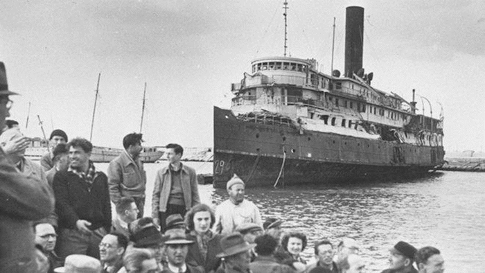 Первые евреи едут осваивать целинные палестинские земли