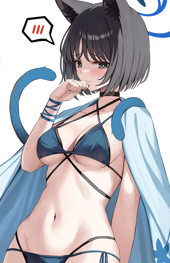   ? Anime Art, , Blue Archive, Kikyou, , , Animal Ears, 