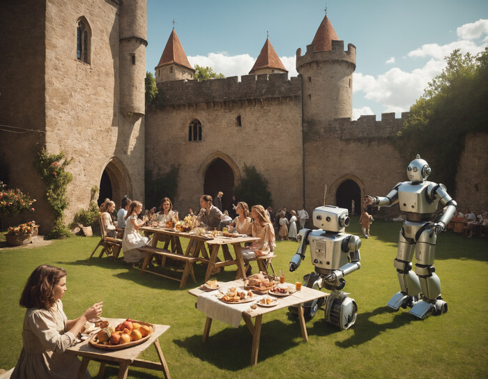 Роботы были неповоротливые и малофункциональные