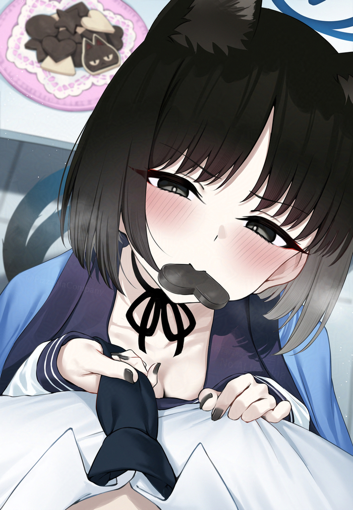  Anime Art, , Blue Archive, Kikyou, , , , , Animal Ears