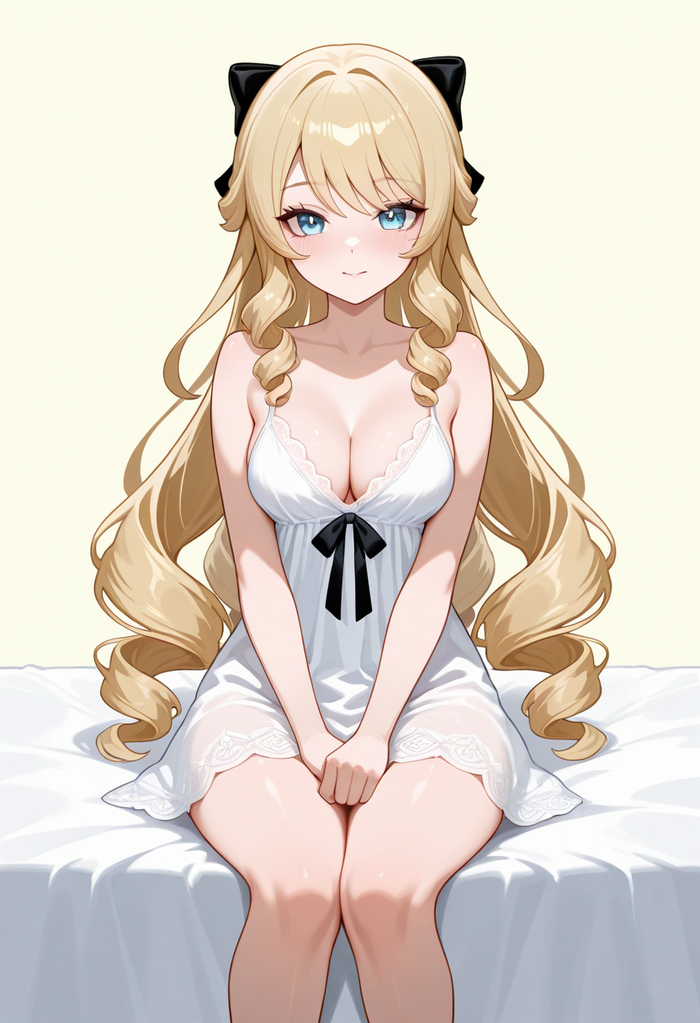 Navia Anime Art, Genshin Impact, Navia (Genshin Impact),  