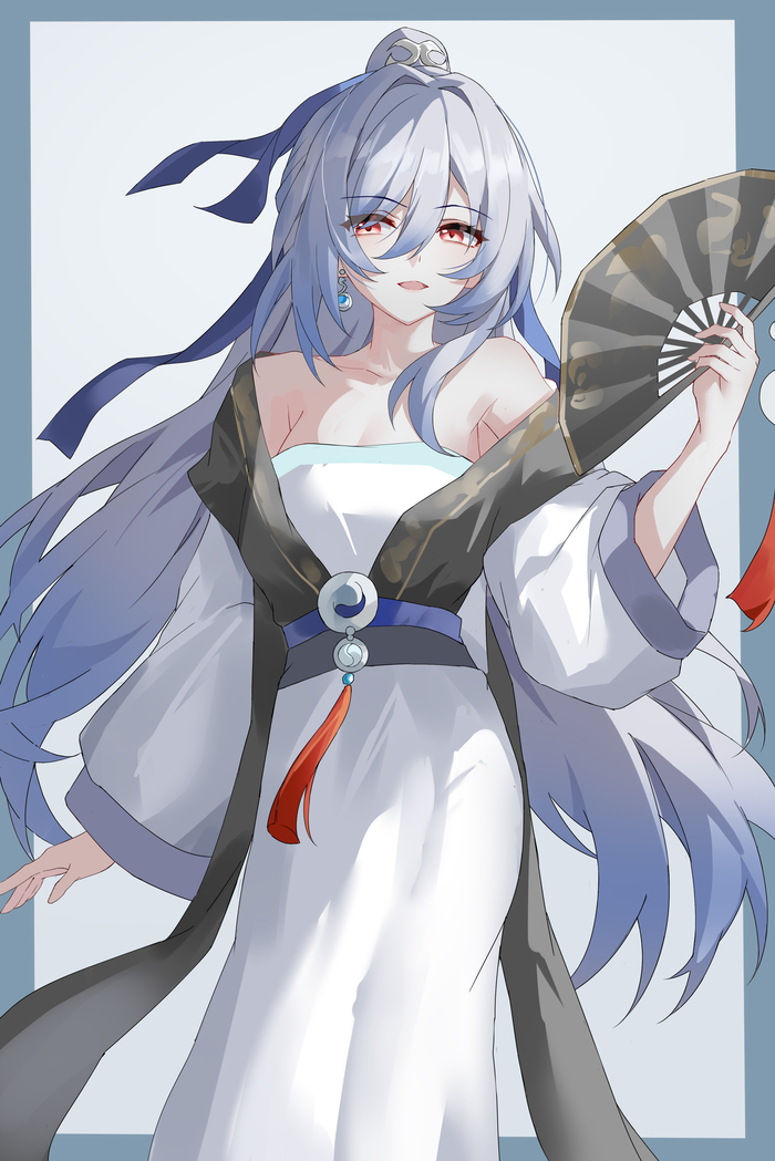  , Pixiv, Honkai: Star Rail, Anime Art, Jingliu (Honkai: Star Rail)