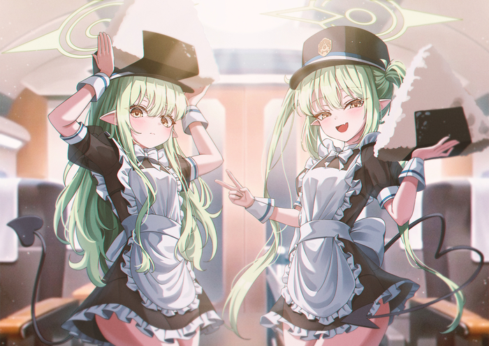    , Anime Art, Blue Archive, Tachibana Hikari, Tachibana Nozomi, , , 