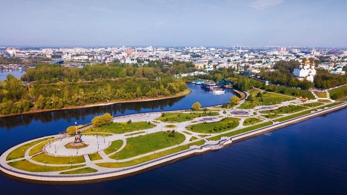 Вид на Парк "Стрелка"