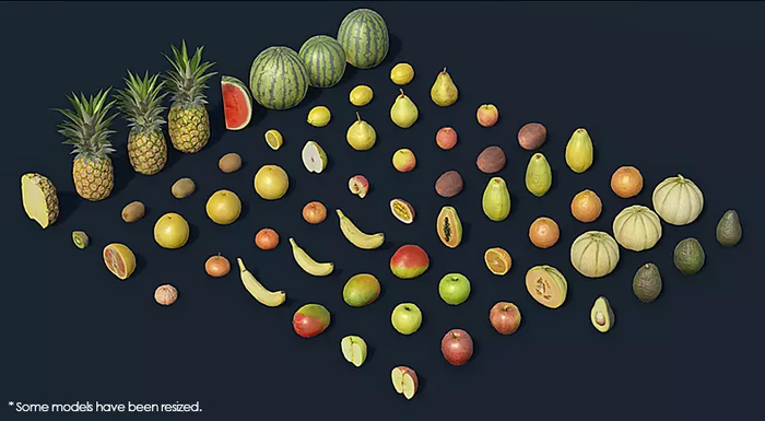   HD Fruits & Vegetables  Unity asset store ,  , , Gamedev, , Unity, Unity3D, Asset store, Asset, , , 3D , 3D