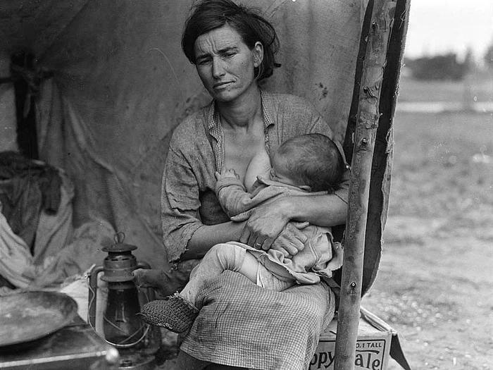 Великая депрессия глазами фотографа Доротеи Ланж История (наука), США, Фотография, Черно-белое фото, Историческое фото, 20 век, Длиннопост