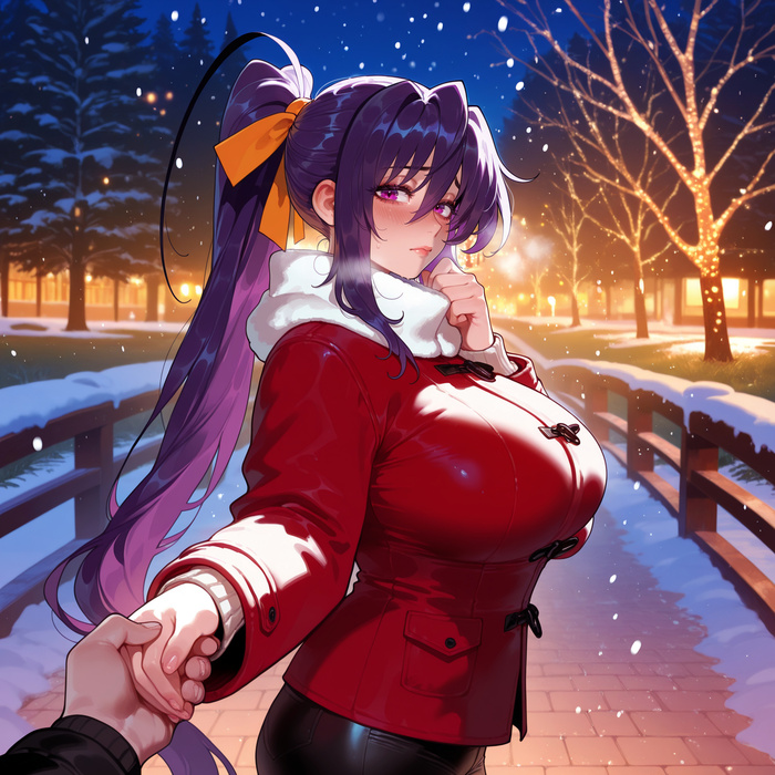!  ! , , Anime Art,  , High School DXD, Himejima Akeno, Extra thicc, 