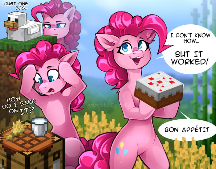   My Little Pony, Pinkie Pie, Minecraft