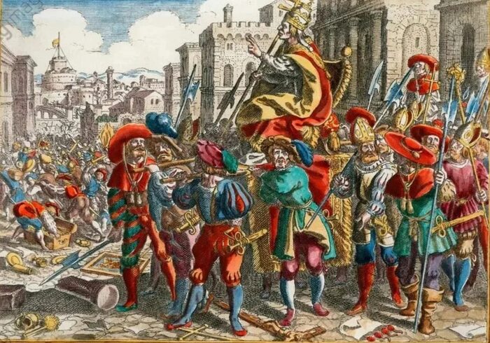 "Ландскнехты и Папа"