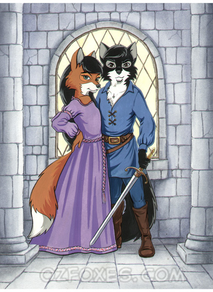 Romantic couple , , Furry Fox, 