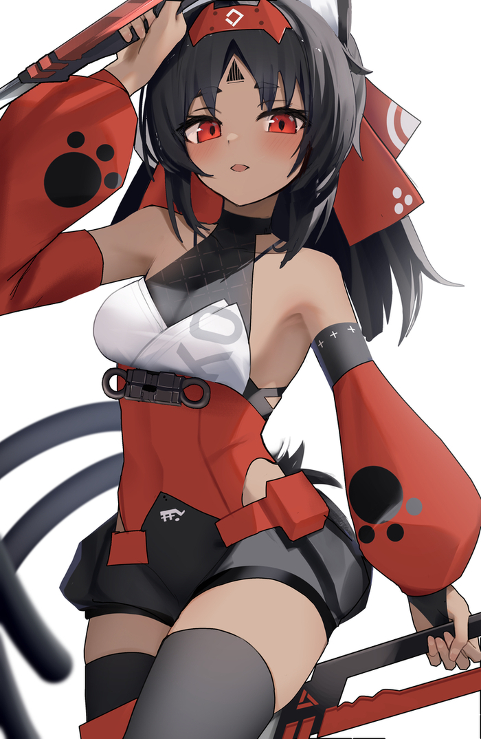 Mana Anime Art, , Zenless Zone Zero, Nekomiya Mana (zzz)