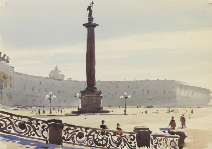 Дворцовая площадь. Химич Ю.И., 1957 год.