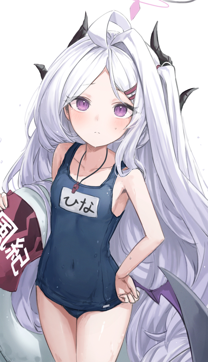  , Anime Art, Blue Archive, Sorasaki Hina, Sukumizu,   , 