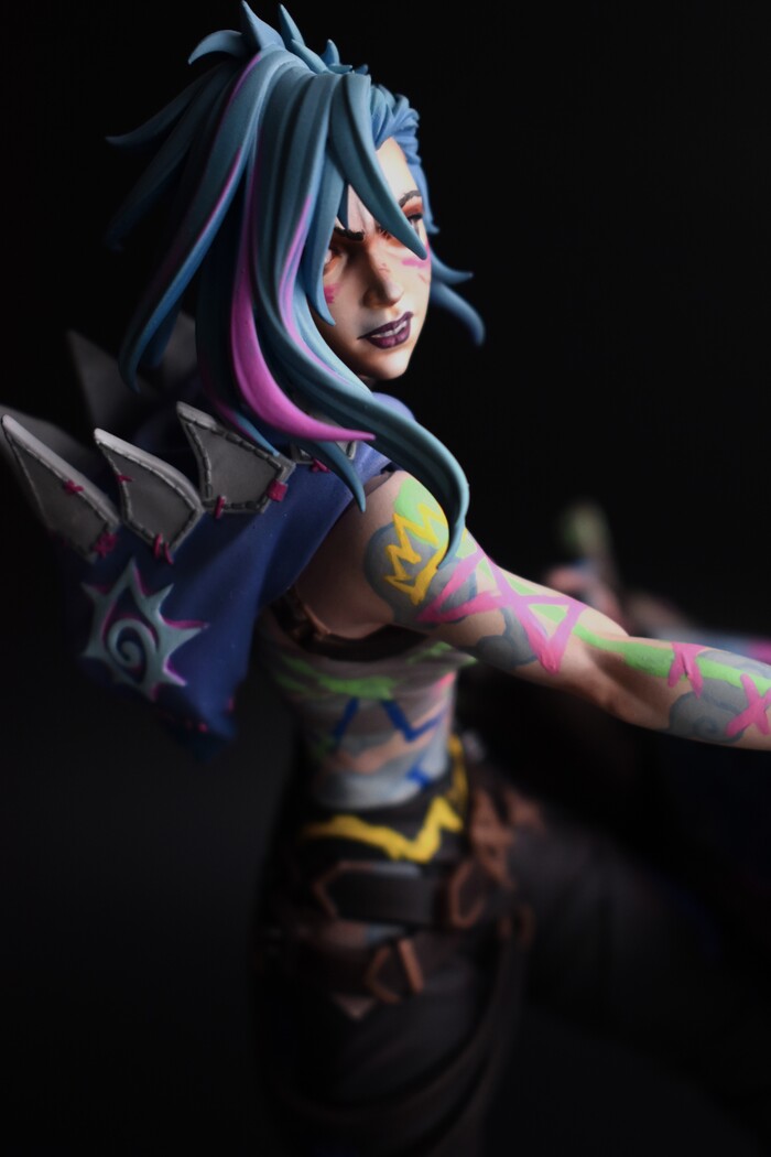    Arcane 3D , ,  , , , Jinx, Arcane, , 3D , ,  (), 