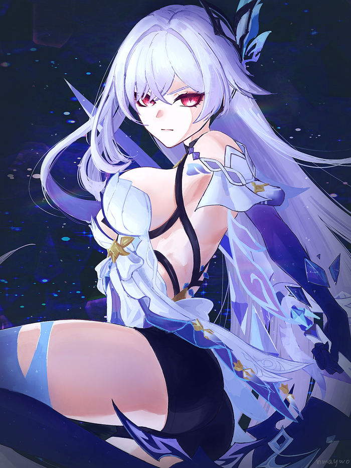  Pixiv, , Anime Art, Genshin Impact, Skirk (Genshin Impact)
