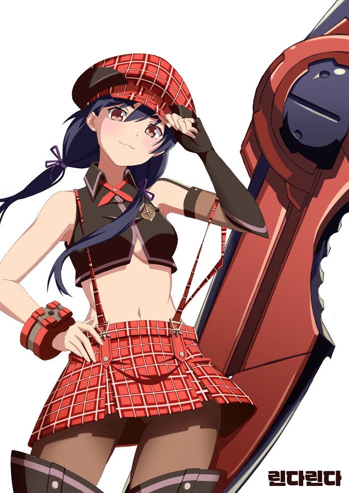 Suruga Anime Art, , Monogatari series, Bakemonogatari, Kanbaru Suruga, Pixiv, God Eater