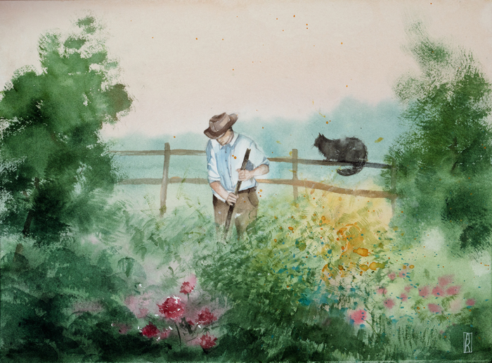 "В нашем саду, дорогая", 28/38 см.